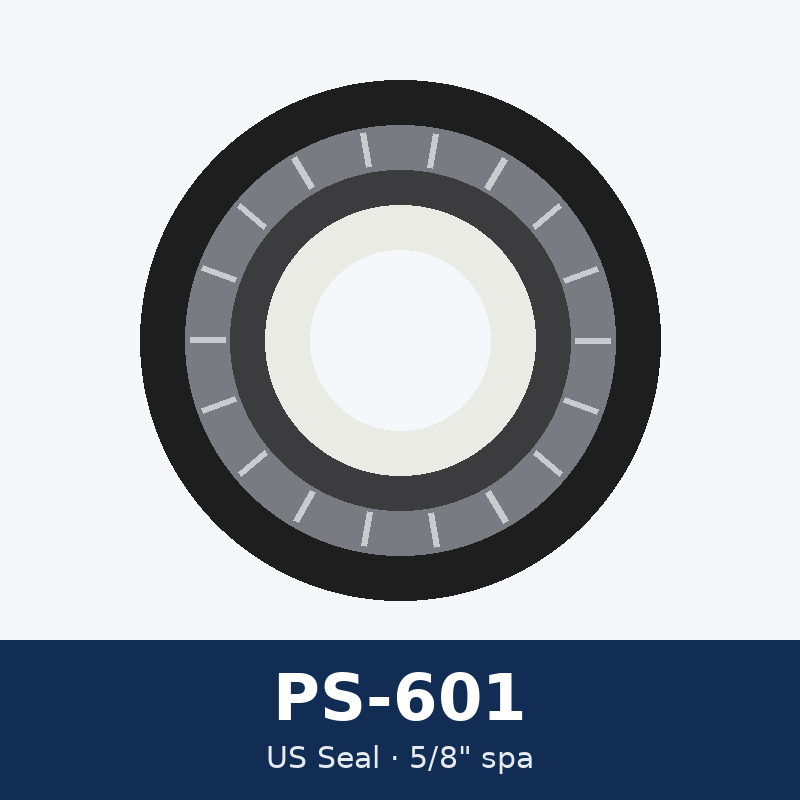 [USS-PS-601] US Seal PS-601 Spa Pump Shaft Seal 5/8"